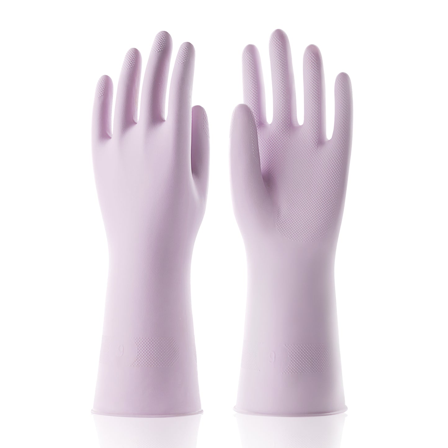 COOLJOB 3 Pairs Colorful Household Gloves, Water Resistant Reusable Dish Washing Rubber Gloves