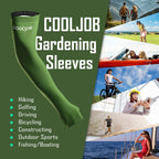COOLJOB Gardening Sleeves UV Cooling Sun Protection Arm, UPF 50+