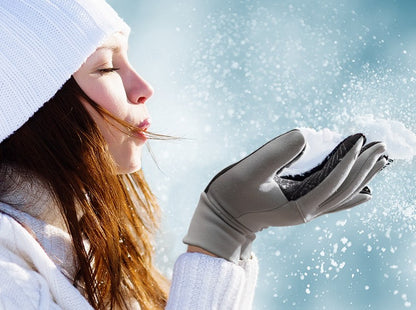 COOLJOB Touchscreen Winter Gloves, Windproof Thermal Warm Cold Weather Gloves