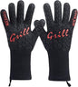 COOLJOB Heat Resistant BBQ Gloves for Hot Temperature Cooking, Barbecue Grilling