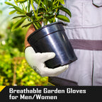 COOLJOB 12/60/120 Pairs Safety Work Gloves Pack Bulk with Grip PU Coating（White）