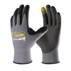 COOLJOB 3/12 Pairs Safety Work Gloves Microfoam Nitrile Rubber Coated, Touchscreen