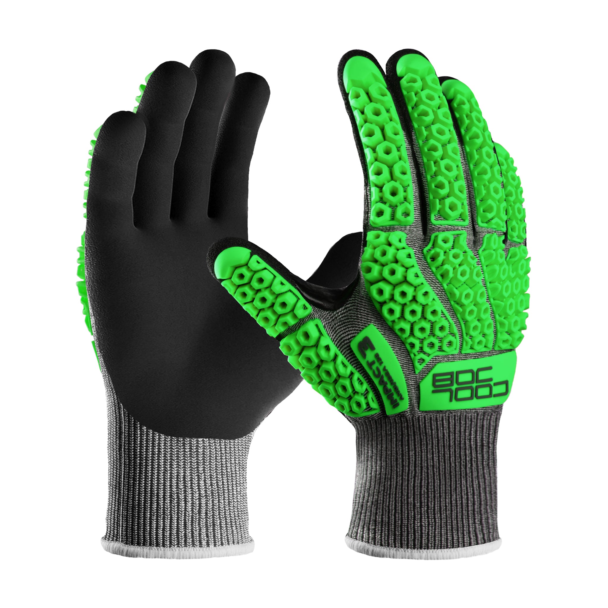 COOLJOB A5 Cut Resistant Gloves with Impact Resistant TPR
