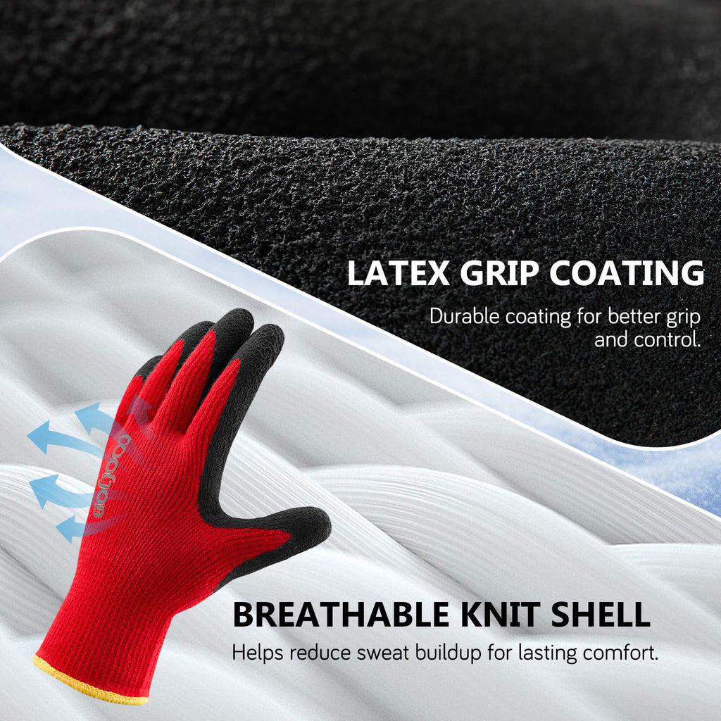 COOLJOB Winter Warm Work Gloves for Men and Women, Thermal Insulated Freezer Gloves for Work Below Zero, 2 Pairs