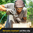 COOLJOB 12 Pairs A9 Cut Resistant Safety Work Gloves