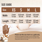 COOLJOB 4 Pairs Soft Moisturizing Cotton Gloves with Elastic Cuff for Dry Hands & Eczema