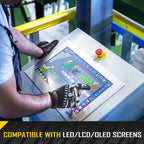 COOLJOB Mechanic Safety Work Gloves, Enhanced Anti-Slip Grip Tactical Gloves, Touchscreen (Joker)