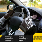 COOLJOB Mechanic Safety Work Gloves, Enhanced Anti-Slip Grip Tactical Gloves, Touchscreen (Joker)