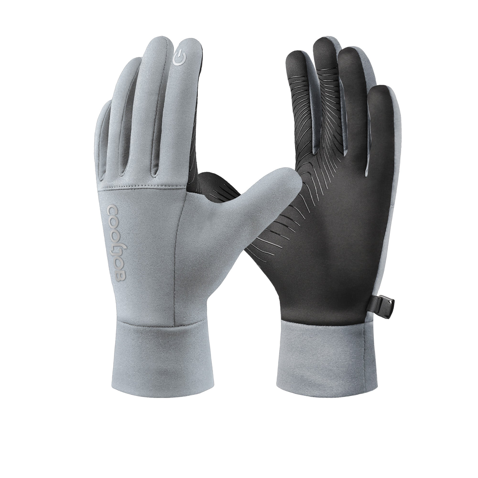 COOLJOB Touchscreen Winter Gloves, Windproof Thermal Warm Cold Weather Gloves