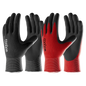 COOLJOB 2/6 Pairs Gardening Gloves for Men, Breathable Rubber Coated for Garden Weeding Landscaping