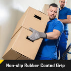 COOLJOB 12/60/120 Pairs Safety Work Gloves Pack Bulk with Grip PU Coating（Grey）