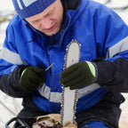 COOLJOB Think Green Thick Fleece Lined Winter Thermal Warm Freezer Work Gloves, Non-Slip Grip