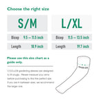 COOLJOB Gardening Sleeves UV Cooling Sun Protection Arm Cover for Women with Thumb Hole for Gardener, Farmer, Outdoor Sport (Bird Flower)