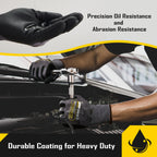 COOLJOB 3/12 Pairs Safety Work Gloves Microfoam Nitrile Rubber Coated, Touchscreen