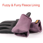 COOLJOB Winter Work Gloves with Anti-slip Grip, Touchscreen Microfoam Nitrile Dipped