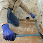 COOLJOB Safety Work Gloves with Grip Latex, Rubber Dipped Gloves