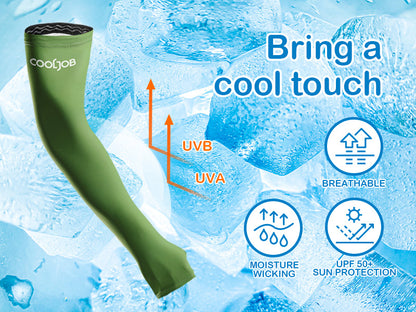 COOLJOB Gardening Sleeves UV Cooling Sun Protection Arm