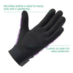 COOLJOB Gardening Work Gloves for Women, Thorn Proof, Puncture Resistant Anti-Slip Flexible, Touchscreen