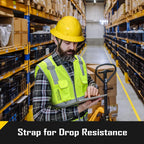 COOLJOB Full Brim Hard Hat, OSHA Construction Work Approved, HDPE Safety Helmet with 4 Point Adjustable Ratchet Suspension, Class E, G & C