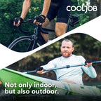 COOLJOB Ultra-Thin Workout Gloves,Anti-Slip Grip Gloves, Half Finger Exercise Gloves