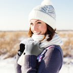 COOLJOB Touchscreen Winter Gloves, Windproof Thermal Warm Cold Weather Gloves
