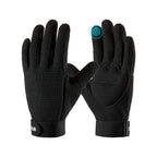 COOLJOB Thorn Proof Garden Gloves with Touchscreen Fingers (Black)