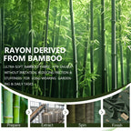 COOLJOB 2 Pairs Bamboo Touchscreen Gardening Work Gloves, Grippy Nitrile Rubber Coated