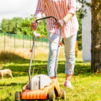 COOLJOB Thorn Proof Gardening Work Gloves for Women, Puncture Resistant Anti-Slip, Touchscreen (Orange)