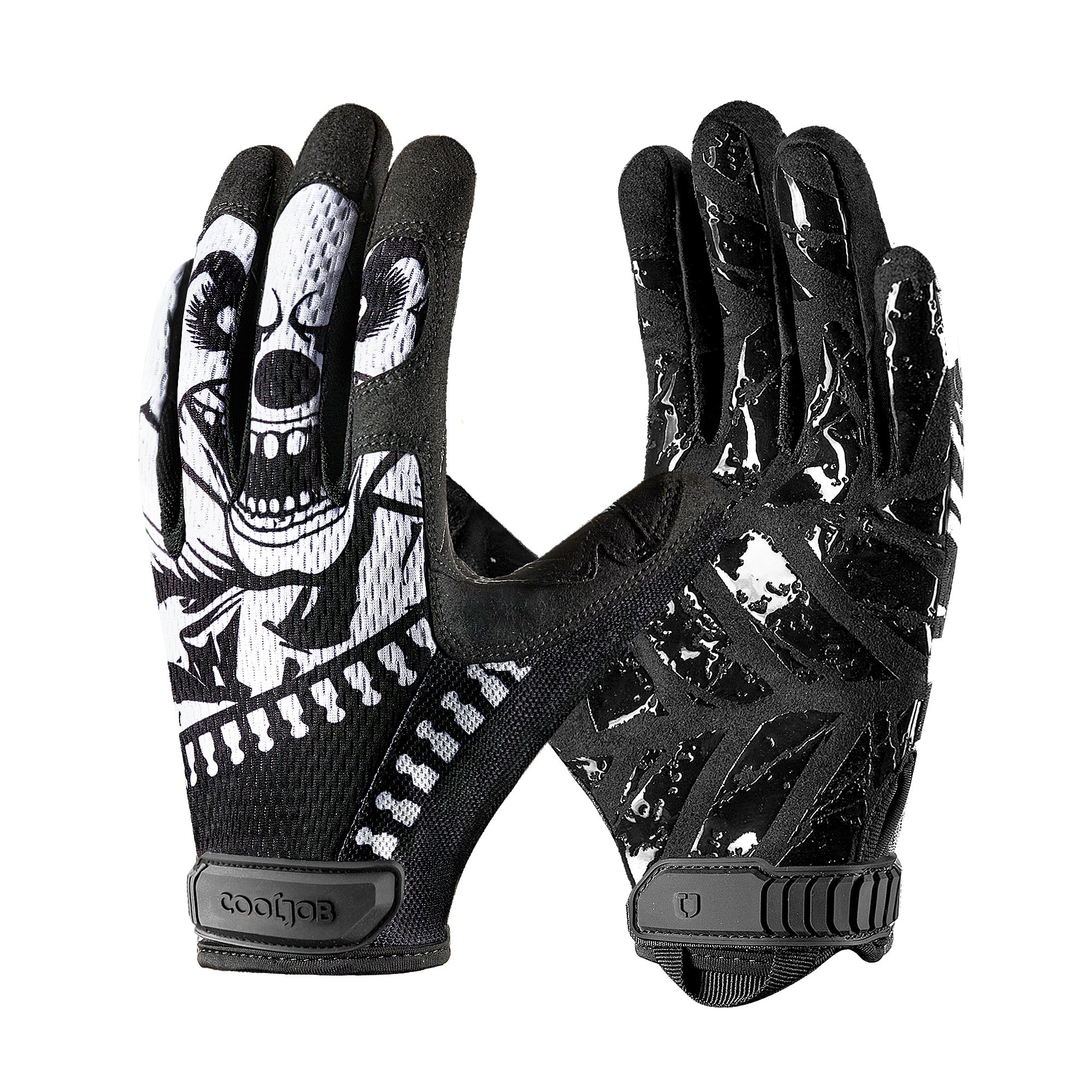 COOLJOB Mechanic Safety Work Gloves, Enhanced Anti-Slip Grip Tactical Gloves, Touchscreen (Joker)