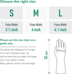 COOLJOB 1/3 Pairs Colorful Household Gloves, Water Resistant Reusable Dish Washing Rubber Gloves