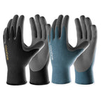 COOLJOB 6/60/120 Pairs Micro-Foam Nitrile Safety Work Garden Gloves with Touchscreen Fingers