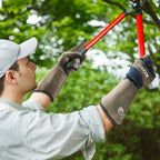 COOLJOB Thorn Proof Rose Pruning Garden Gloves, Longer Sleeve, Puncture Resistant (Blue)
