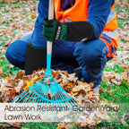 COOLJOB Thorn Proof Rose Pruning Garden Gloves, Longer Sleeve, Puncture Resistant (Green)