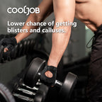 COOLJOB Ultra-Thin Workout Gloves,Anti-Slip Grip Gloves, Half Finger Exercise Gloves