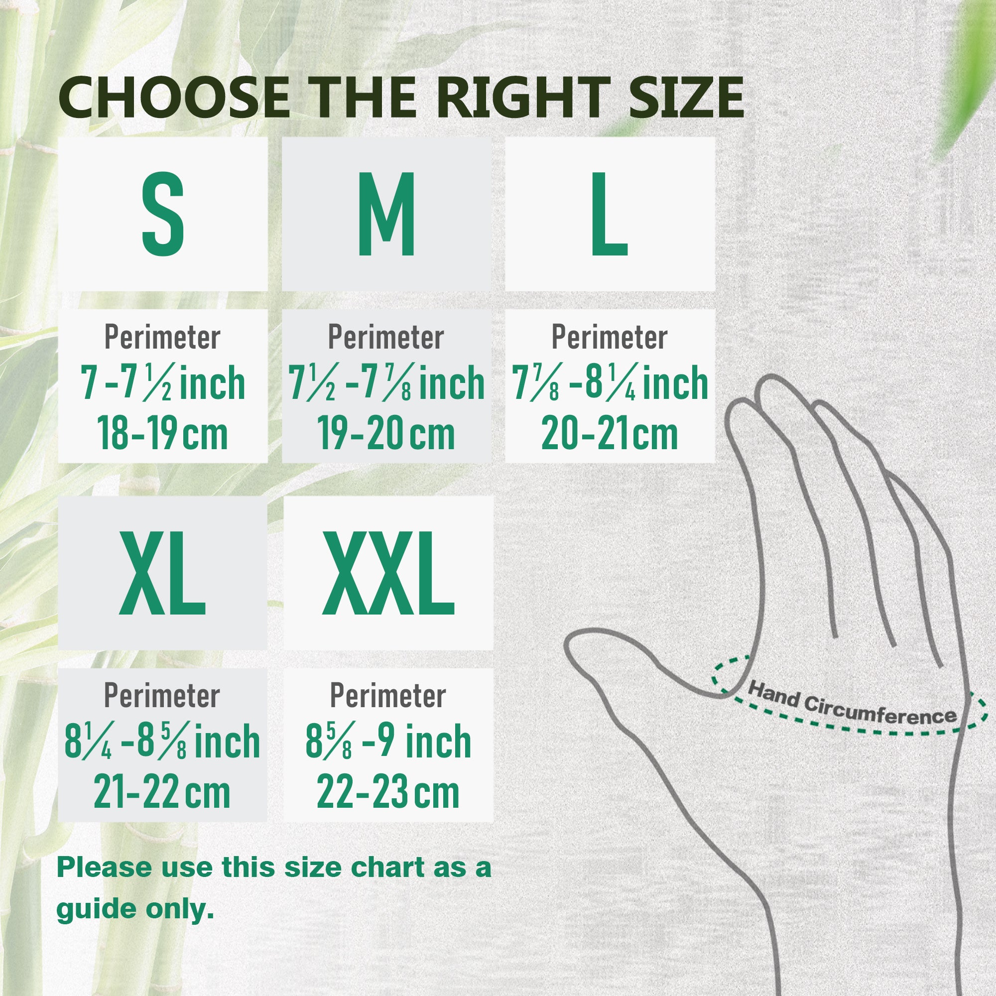 COOLJOB 2 Pairs Bamboo Touchscreen Gardening Work Gloves, Grippy Nitrile Rubber Coated