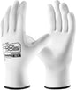 COOLJOB 12/60/120 Pairs Safety Work Gloves Pack Bulk with Grip PU Coating（White）