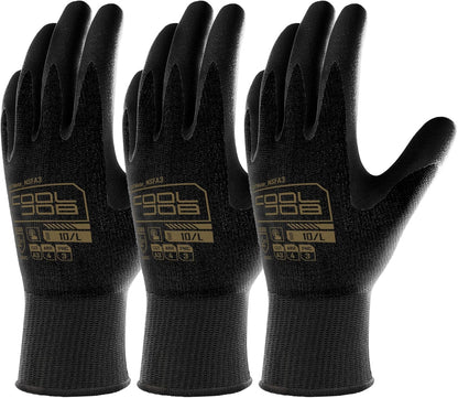 COOLJOB A3 Cut Resistant Fishing Gloves, Touchscreen Safety Work Gloves