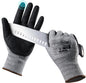 COOLJOB A3 Cut Resistant Fishing Gloves, Touchscreen Safety Work Gloves