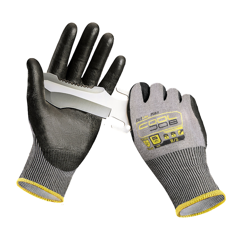 COOLJOB 12 Pairs A9 Cut Resistant Safety Work Gloves