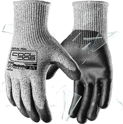 COOLJOB 12/120 Pairs A4 Cut Resistant Safety Work Gloves with Grip