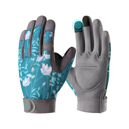 COOLJOB Thorn Proof Gardening Work Gloves Touch Screen, Puncture Resistant Anti-Slip