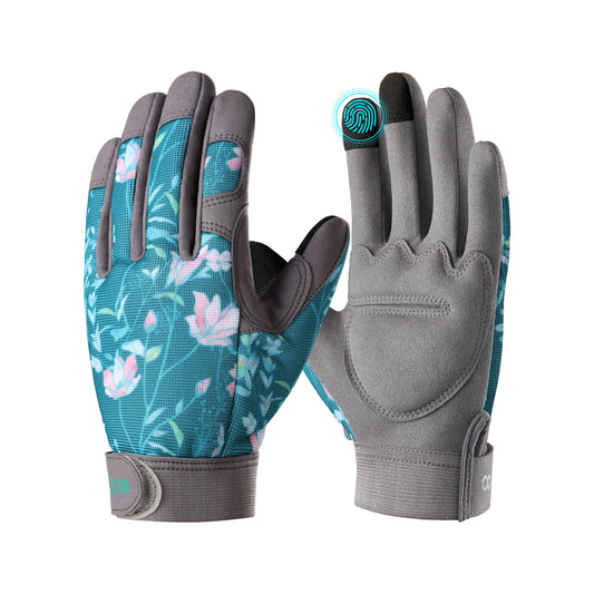 COOLJOB Thorn Proof Gardening Work Gloves Touch Screen, Puncture Resistant Anti-Slip