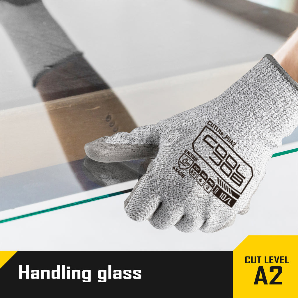 COOLJOB 12/120 Pairs A2 Cut Resistant Safety Work Gloves with Grip