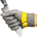 COOLJOB A9 Cut Resistant Kitchen Gloves, Food Grade for Mandoline Oyster Shucking, Fish/Meat Processing, Wood Working