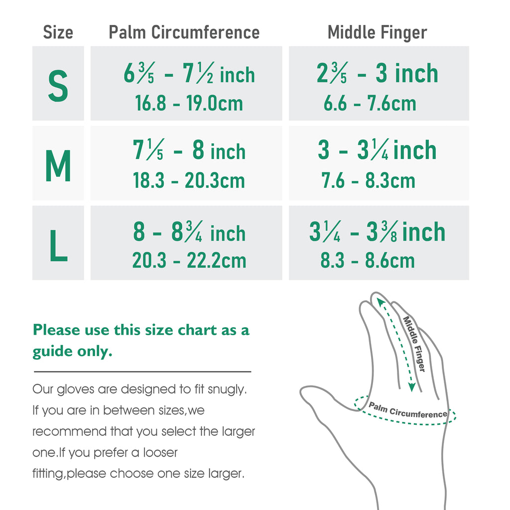 COOLJOB 2/6/10 Pairs Garden Gloves for Women, Bright Red & Mint Green