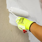 COOLJOB 12/60/120 Pairs Safety Work Gloves Pack Bulk with Grip PU Coating（Yellow）