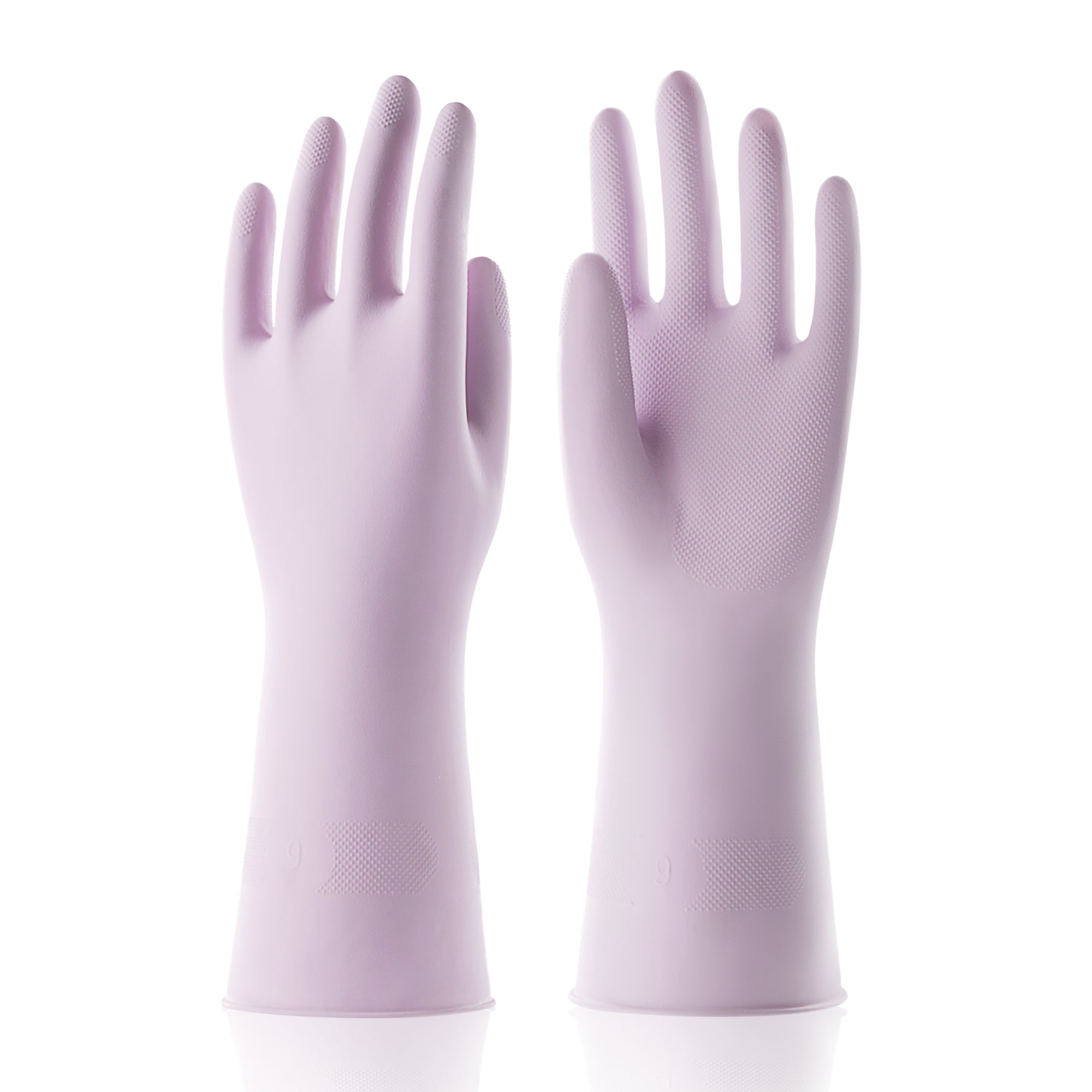 COOLJOB 1/3 Pairs Colorful Household Gloves, Water Resistant Reusable Dish Washing Rubber Gloves