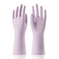 COOLJOB 3 Pairs Colorful Household Gloves, Water Resistant Reusable Dish Washing Rubber Gloves