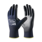COOLJOB 12 Pairs Safety Work Gloves, Seamless Knit Nylon with Full Fingers Touchscreen, Non-slip Grip Rubber Dipped