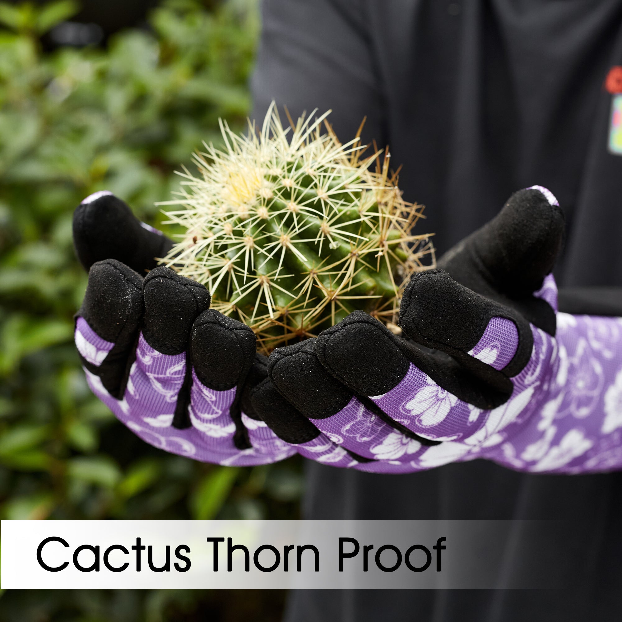 COOLJOB Thorn Proof Rose Pruning Garden Gloves, Longer Sleeve, Puncture Resistant (Purple)